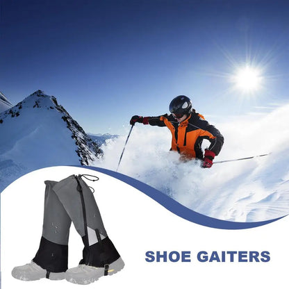 Outdoor Travel Leg Warmers - Waterproof Hiking Gaiters for Snow, Climbing, and Camping