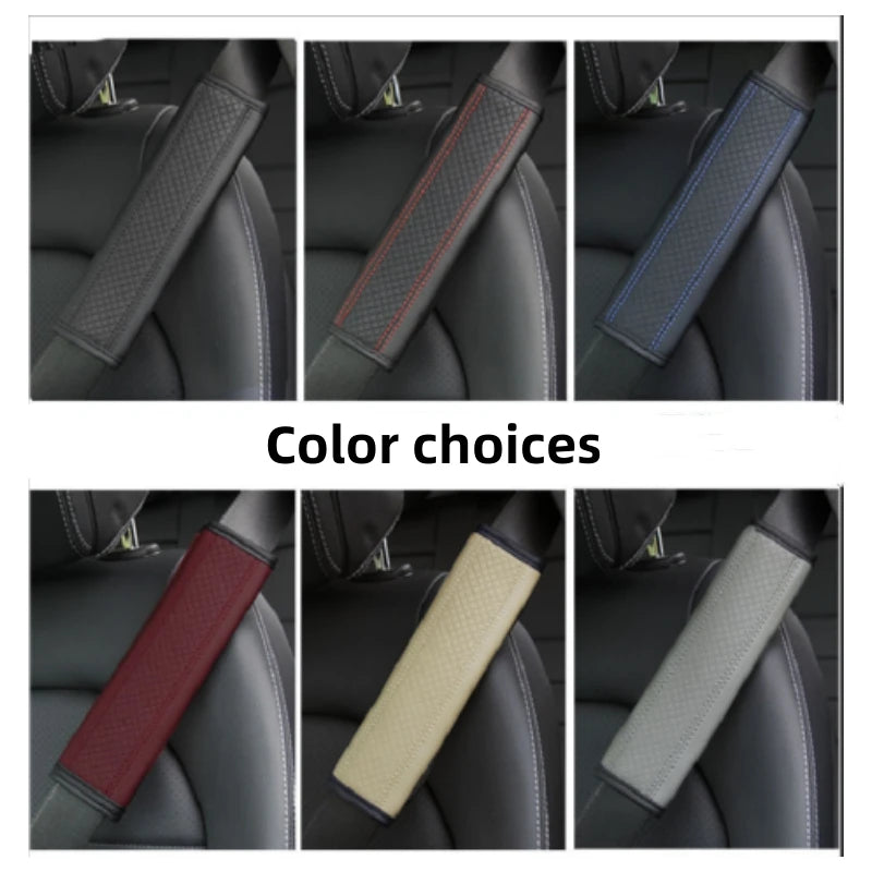 Leather Seat Belt Safety Shoulder Cover