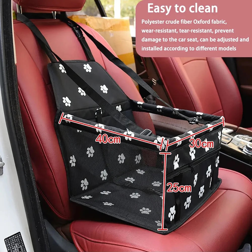 Waterproof Pet Car Seat Carrier Bag - Folding Hammock