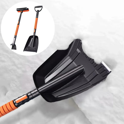 5-in-1 Snow Removal Tool Set - Retractable Shovel, Rotating Brush, and Scraper