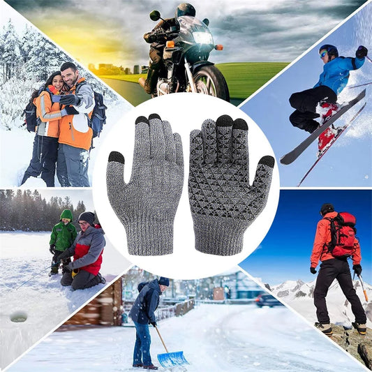 USB Heating Gloves Touch Screen Winter Gloves