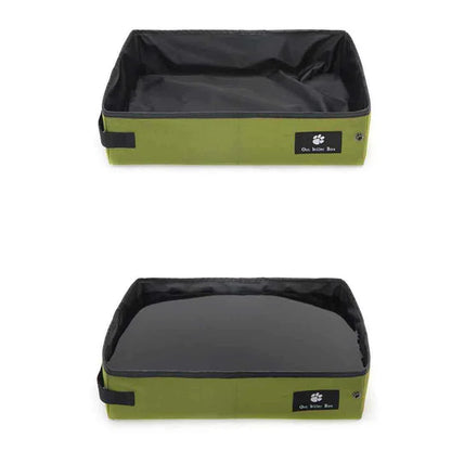 Portable Folding Travel Pet Litter Box