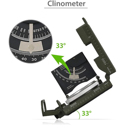 Military Compass - Outdoor Survival Gear for Camping and Hiking