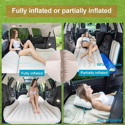 WEY&FLY SUV Air Mattress - Thickened, Double-Sided Flocking, Travel Camping Bed