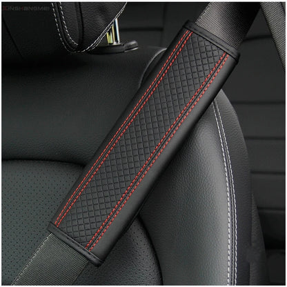 Leather Seat Belt Safety Shoulder Cover