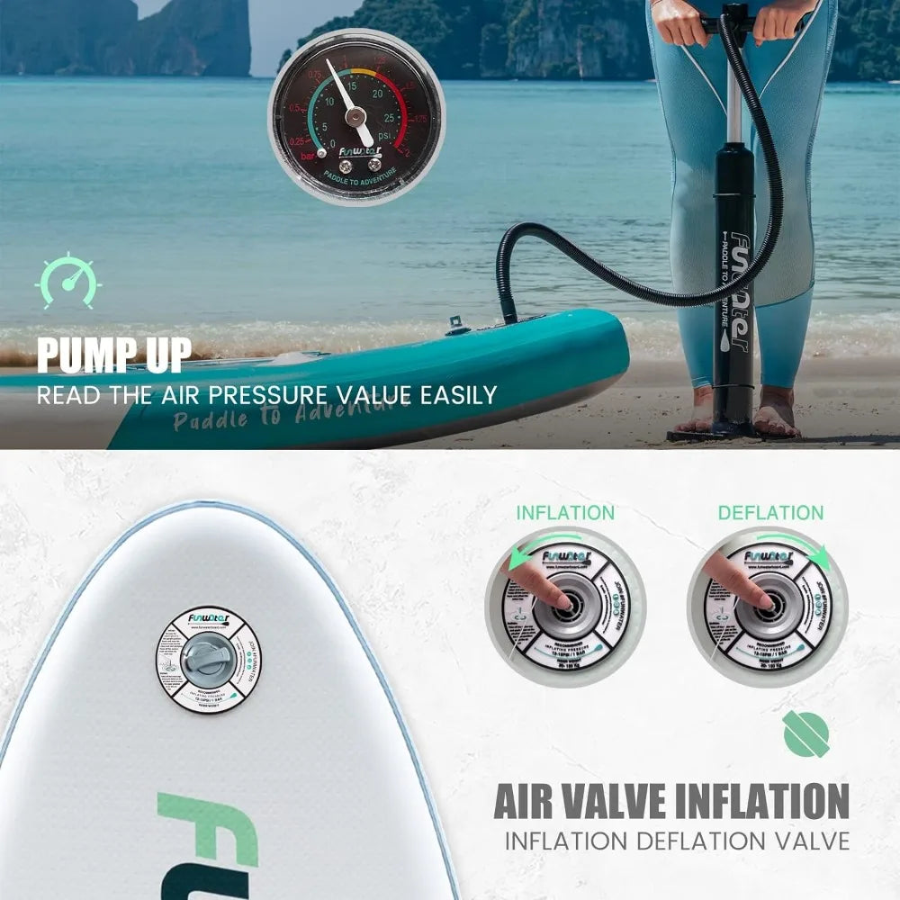 Inflatable Ultra-Light Stand Up Paddle Board - All Skill Levels, Premium Accessories