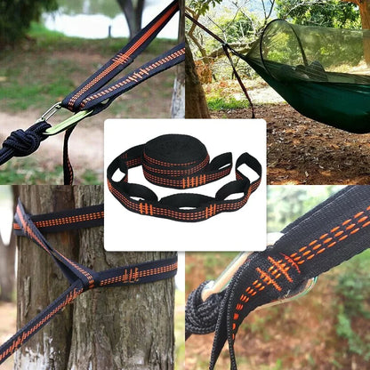 Special Reinforced Polyester Hammock Straps - High Load-Bearing