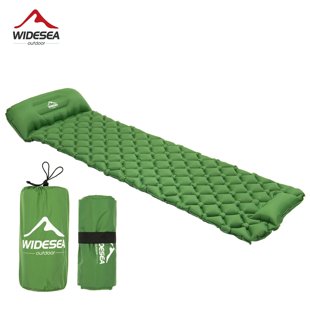 Widesea Camping Press-Type Inflatable Mattress - Waterproof Outdoor Sleeping Pad